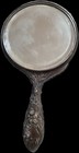 Foster   Bailey Art Nouveau Sterling Silver Repousse Hand Mirror  C  1901