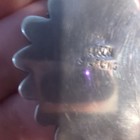  Sterling Silver purplespiny Oyster Turquoise Cluster Heart Shaped Earrings 