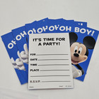 Mickey Mouse Birthday Invitation Children s Party Invites