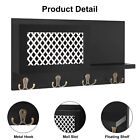 Key And Mail Holder For Wall Rustic Mail Organizer Wall Mount Wooden Letter S   