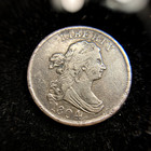 1804 C-9 Wide Crosslet 4 Draped Bust Half Cent Ch vf Very Fine Cohen Make Offer 