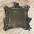 Vintage Wrestling Medallion Medal Bronze Usa 3-d Like Action Image Uninscribed