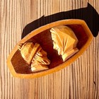 Hand Carved Wood Sailor Brooch Maritime Folk Art Pin New England Coastal Vintage