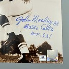 John Mackey Hof 1992 Signed 8x10 Photo Baltimore Colts Nfl Football Coa Gv613322