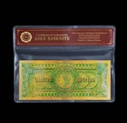 Gold 1886  5 Dollar Bill Silver Certificate With Bag And Certificate