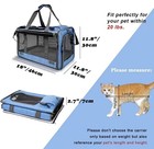 Soft-sided Pet Carrier Travel Bag     Car Seat Crate For Cats   Small Dogs