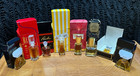 Vintage High End Lot Of 8 Mini Perfume Designer Bottles  Travel Size
