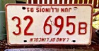      - Illinois - 1981 Truck License Plate - Used Full Invert Error - Die Variance