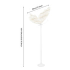 2pcs 80cm Butterfly Led Floor Lamp Warm Light Wedding Event Decor