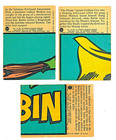 Lot Of Three 1966 Topps Batman Trading Cards - Red - 40a - 43a - 44a