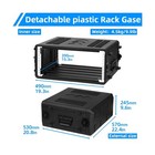 4u Rack Case Shallow 17  Depth  19  Rackmount Flight Cases Easy Installation    