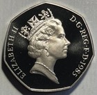 Great Britain 50 Pence 1985 - Britannia - 7-sided - Cameo Proof