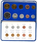 Thailand Bangkok Royal Mint 10 Coin Piece Set In Blue Folder