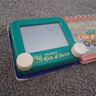 New 1996 The Etch A Sketch Book By Klutz Editors With Mini Green Etch A Sketch