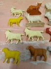 48 Vintage Plastic Marx Auburn   Other Farm Animal Goats Sheep Lambs Lot 