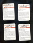 Ozzy Osbourne Black Sabbath Rock Star Concert Cards Set Of 4 Agi 1985