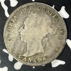 1890-h Canada 25 Cents Lot t4859 Silver 