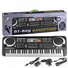 31 61 Keys Children Electronic Keyboard Piano With Microphone Beginner Musical I
