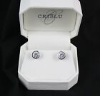Crislu Earrings   Pendant Chain Cz  925 Sterling Silver Set Clearance