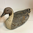 Lot Of 3 - Antique Vintage Duck Decoys - Cork  Canvas  Pintail  Mallard
