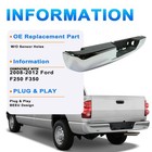 Rear Bumper Assembly For 2002-2009 Ram 1500 2500 3500 Chrome Ch1103111