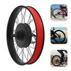 26  Fat Tire Electric Bicycle Motor E-bike Rear Wheel Lcd Conversion Kit 48v 1kw
