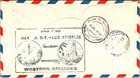 United States 1957 Cachet First Flight Stationery Cover Los Angeles Mexico City