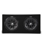 Kicker 43dc122 Dual Comp 12 Inch Vented Sub Enclosure 2 Ohm Rohs Compliant
