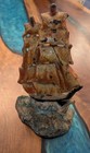 Antique Albany Foundry Co  No  108   clipper Ship   Nautical Cast Iron Doorstop