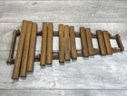 Antique Wood Hand-made Xylophone Music Instrument Primitive Country Decor 25    L