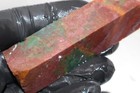 1 25oz Fancy Jasper Bloodstone Red Green Slab Cabbing Rough Lapidary Cab Natural