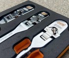 Gearwrench 8123xp - 4 Piece 1 4  3 8    1 2  Drive 120xp Flex Handle Ratchet Set