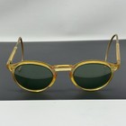 Rare Vintage American Optical Green Lenses Msa M Sunglasses Safety Glasses Wire