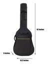 41  Acoustic Classic Guitar Case-soft Padded Gig Bag-5mm Thicken Foam-full Size