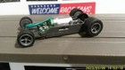 Afx Racing H o  Scale Mega G  1 7 Narrow Chassis Gray 5 Spoke Rims Green Cam