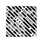 Really Great Stencils  Diagonal Blocks Stencil  6x6   Rectangles  Broken Lines