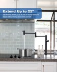 Arcora Ar7107400b Deck Mount Pot Filler Faucet Matte Black
