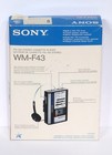 Nice  Sony Walkman Wm-f43 Am fm Cassette Player   Headphones Complete In Box