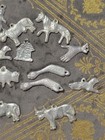 25 Vintage Milagros Charms Mexican Folk Art Animals Mixed Figures 