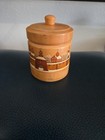 Vintage Beriozka Russian Wooden Trinket Box Soviet Union Era Hand Painted