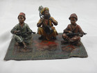 Antique Austrian Cold Painted Orientalist Bronze The Three Musicians By B k