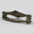Romano-celtic Lozenge-shaped Bronze Fibula Brooch  1st -2nd Century Ad