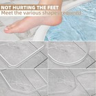 Kneelisa Transparent Shower Threshold Water Dam  118  Long 