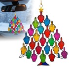 Middle Finger Christmas Tree Ornament Middle Finger Stacking Christmas Tree Sp