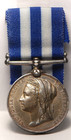 Great Britain 1882 Silver Medal  egypt - Sudan  W ribbon  Ef  5-1