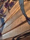 Vintage Chinese Bamboo Frame Fan Impressive 60in  Exceptional No Tears Very Nice
