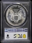 1992  1 American Silver Eagle Pcgs Ms 69   Uncirculated Unc Bu
