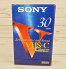 Sony Vhs-c Tc-30hgf Premium Camcorder Compact Video Cassette Tape New Sealed 