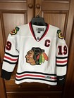 Reebok Premier Nhl Jersey Chicago Blackhawks Toews White Sz Small Womens