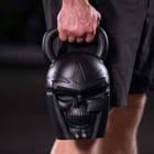 Titan Fitness 50 Lb Warrior Kettlebell  Cast-iron Skull Design